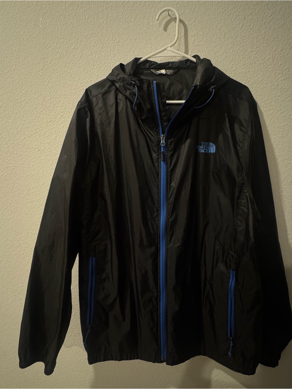 The North Face Windbreaker Rain Jacket Black XL